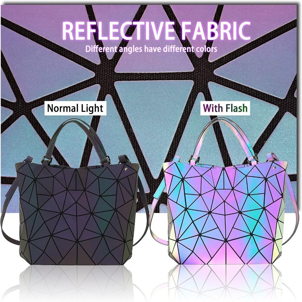 Geometric Purse For Women,Geometric Luminous Purses And Handbags,Geometric Bags View 2